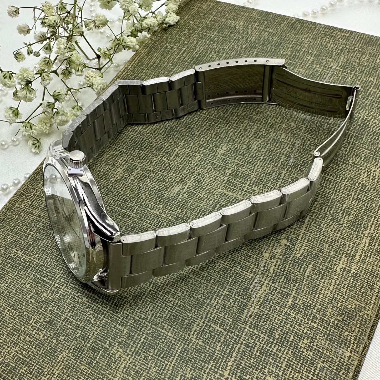Chunky Round Dial Watch - Never Worn