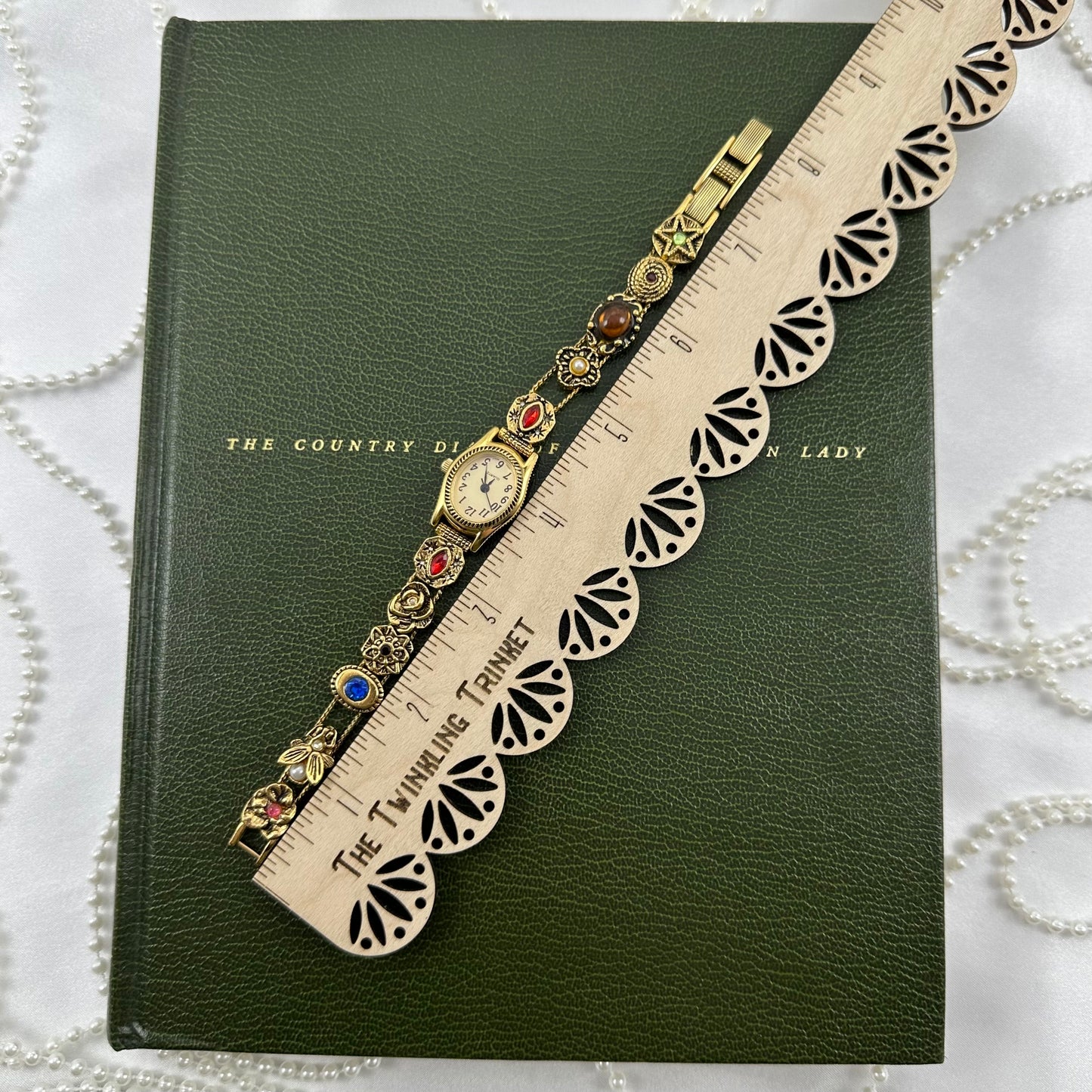 Rare Vintage Gold Avon Slider Charm Watch