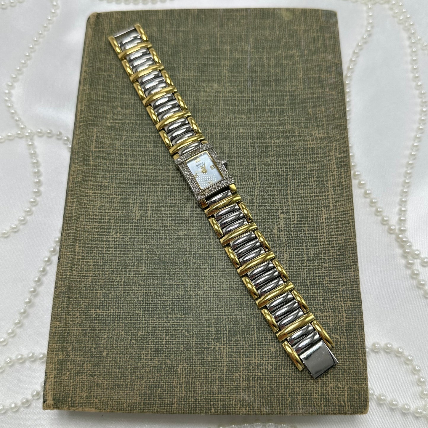 Two-Tone Saint James Watch with Mother of Pearl Dial