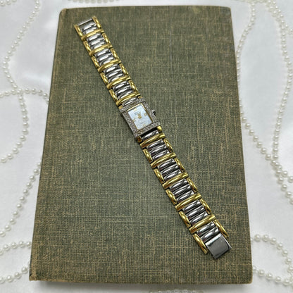 Two-Tone Saint James Watch with Mother of Pearl Dial