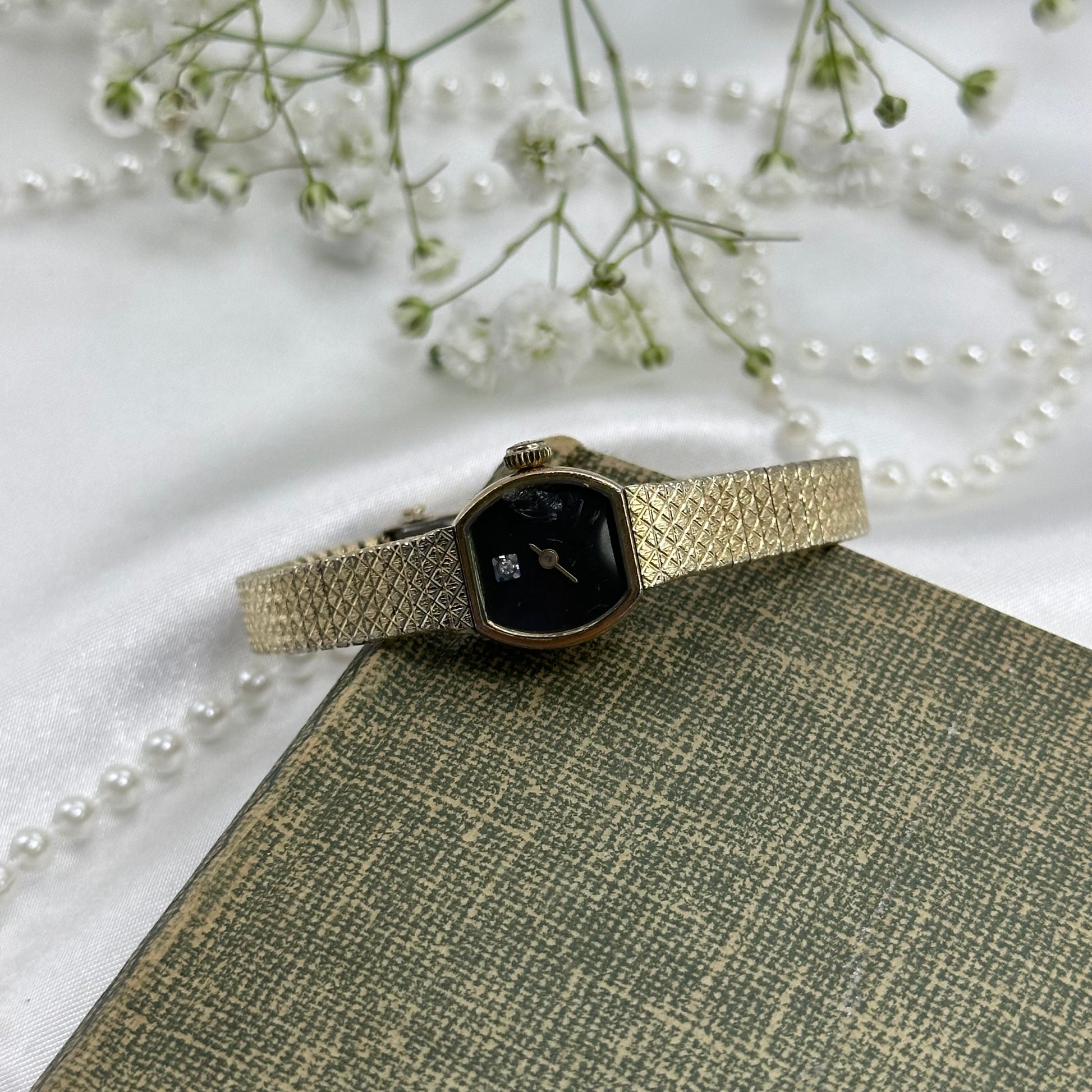 Dainty Black Dial Watch