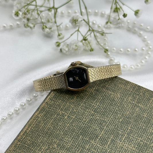 Dainty Black Dial Watch