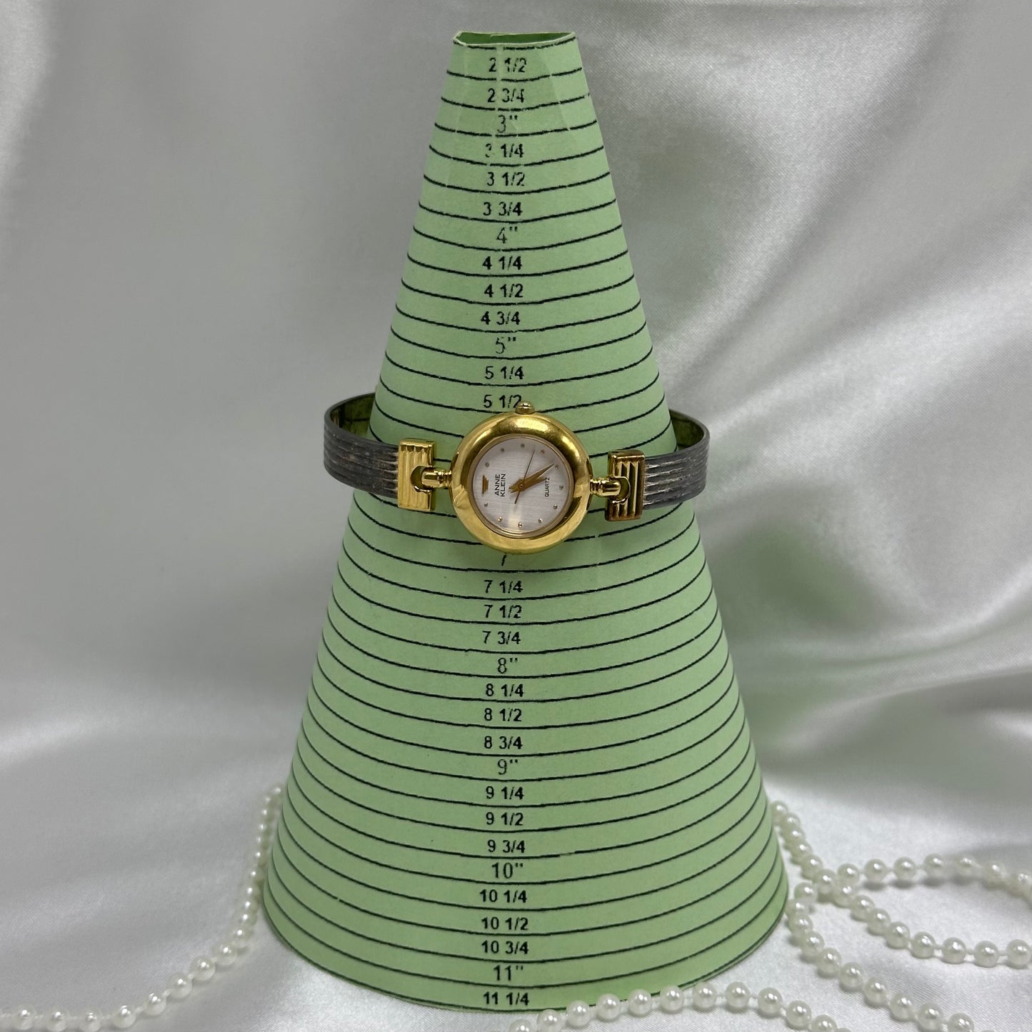 Two-Tone Anne Klein Bangle Watch