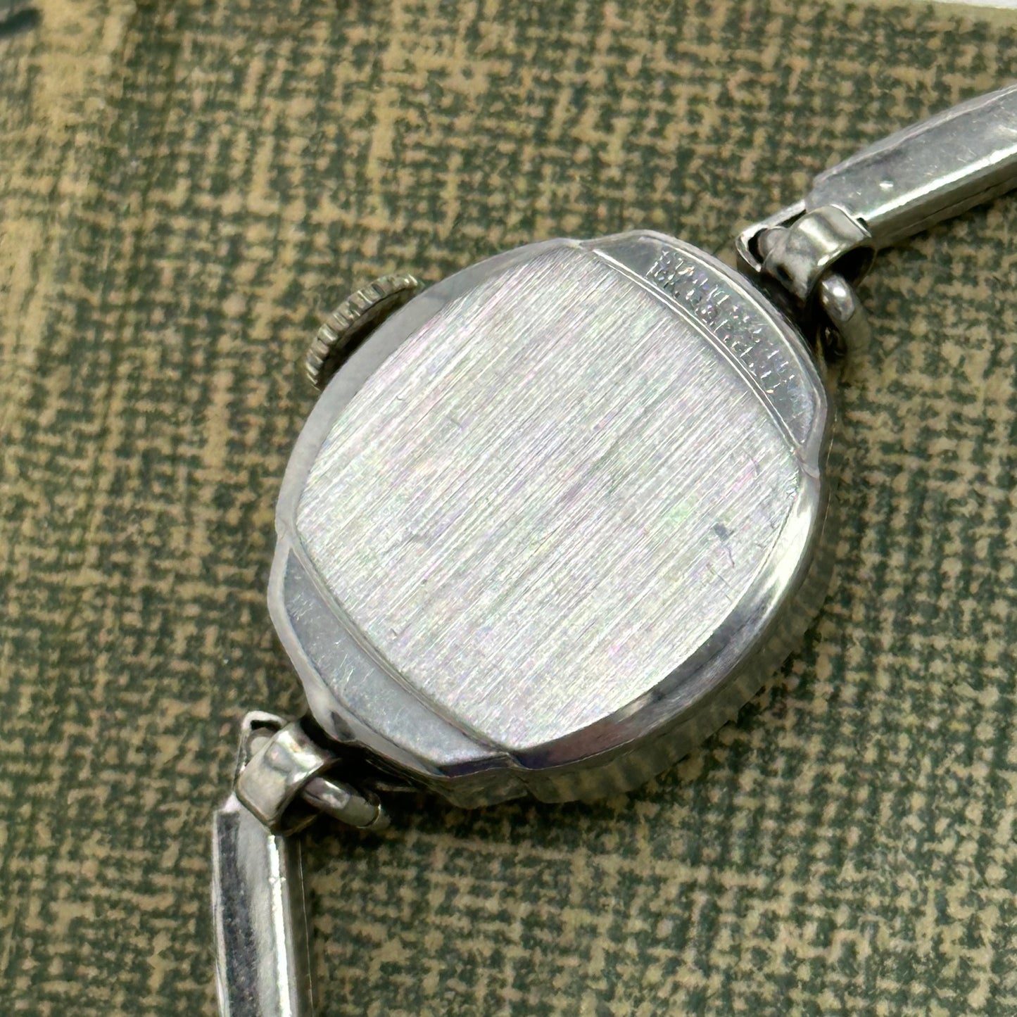 10K RGP Silver Cornell 17 Jewels Wind-Up Watch