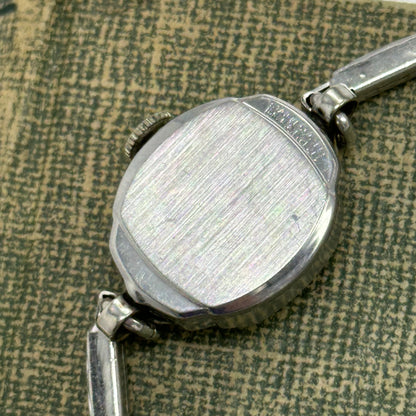 10K RGP Silver Cornell 17 Jewels Wind-Up Watch