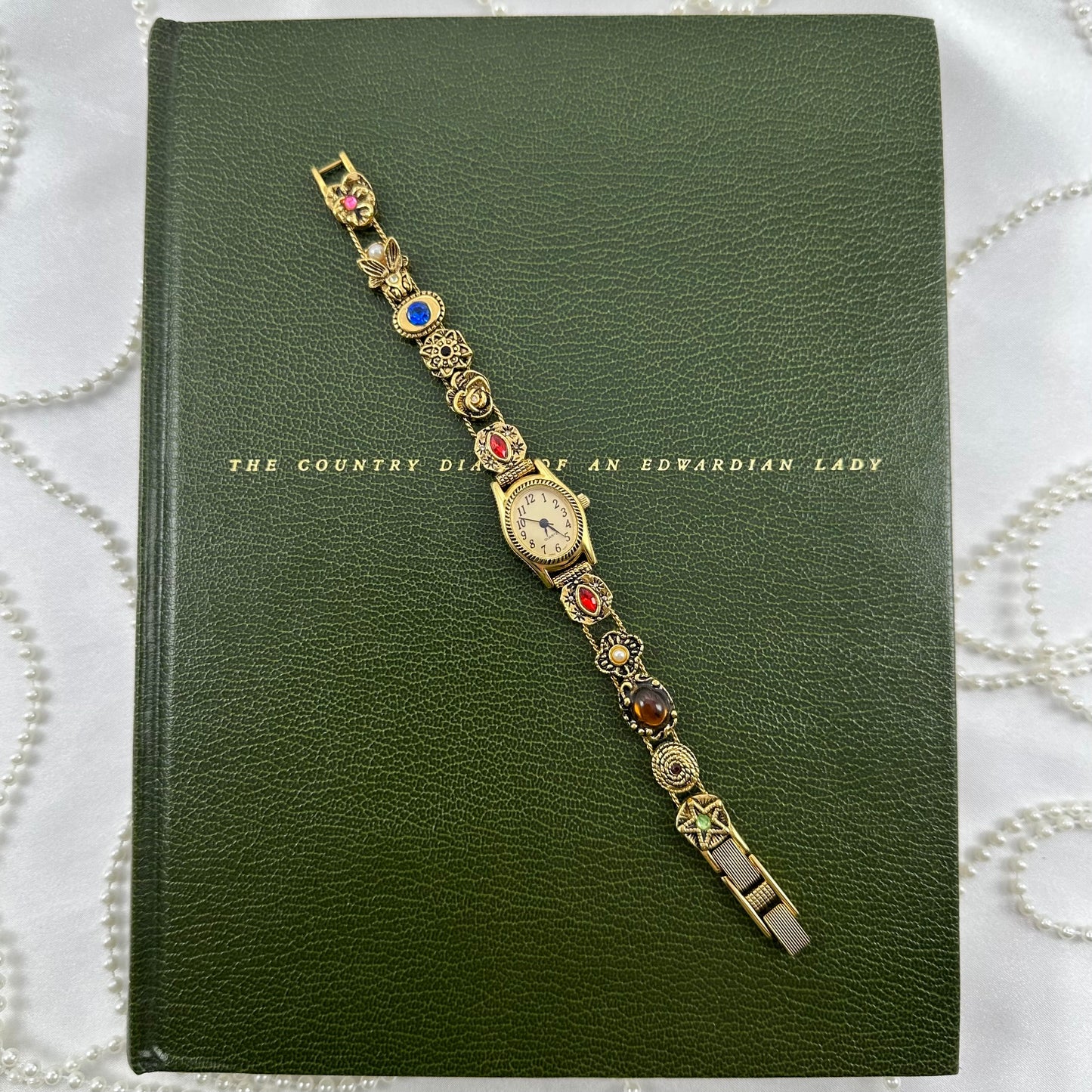 Rare Vintage Gold Avon Slider Charm Watch