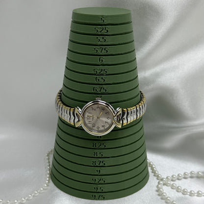 Classic Two-Tone Timex Watch with Round Dial