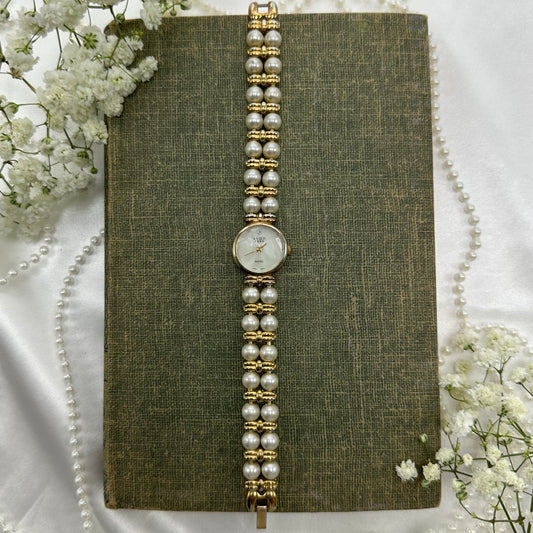 Vintage Pearl Avon Watch