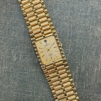 Gold Chunky Berenger Tank Watch