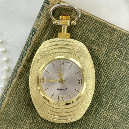 Vintage Gold Wind-Up Pocket Watch