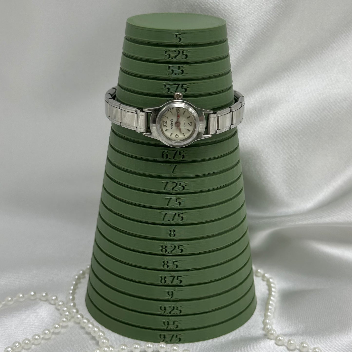 Dainty Y2K Silver Claire's Watch
