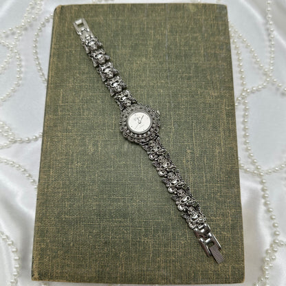 Vintage Silver Angel Charm Bracelet