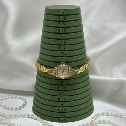 Dainty Gold Art Deco Wind-Up Cocktail Watch