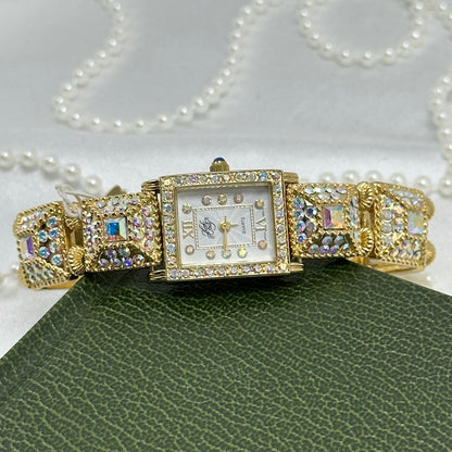Rare Kirks Folly AB Watch with Blue Jewel Crown