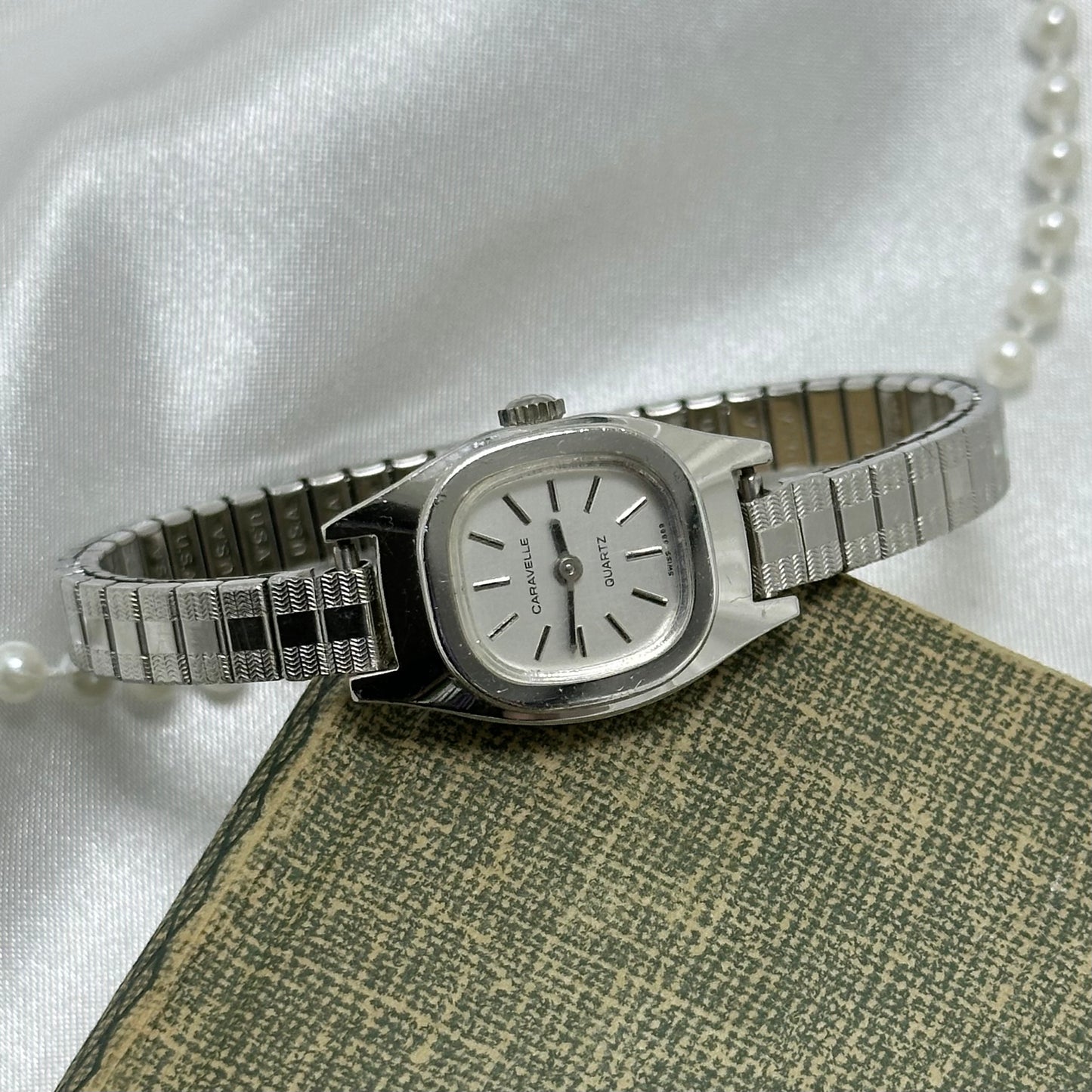 Dainty Silver Caravelle Watch