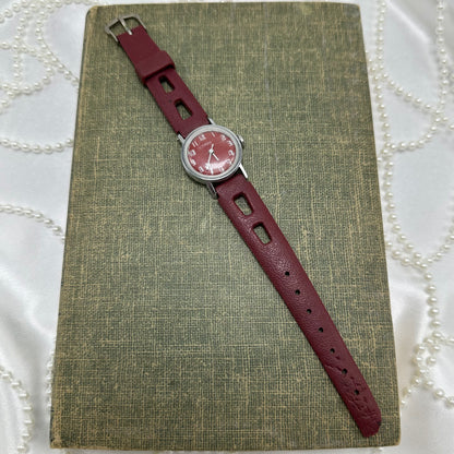 1970's Red Timex Wind-Up Watch