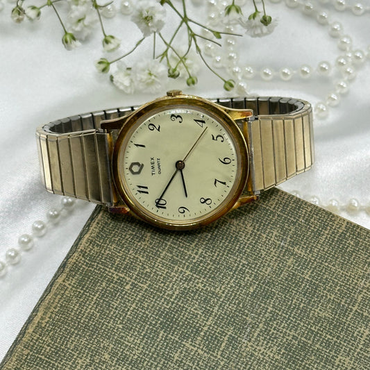Chunky Gold Timex Watch