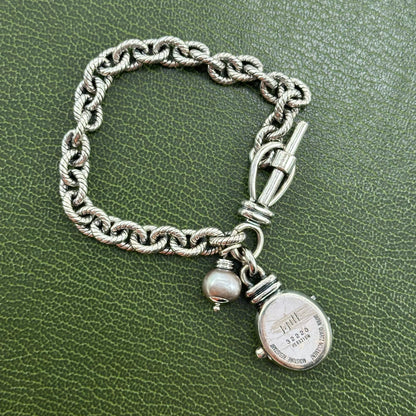 Silver J Jill Charm Bracelet Watch