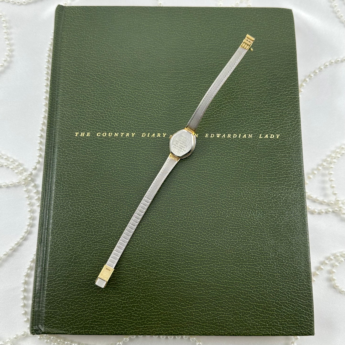 Elegant Vintage Gold Diamanté Gruen Watch
