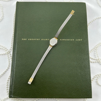 Elegant Vintage Gold Diamanté Gruen Watch