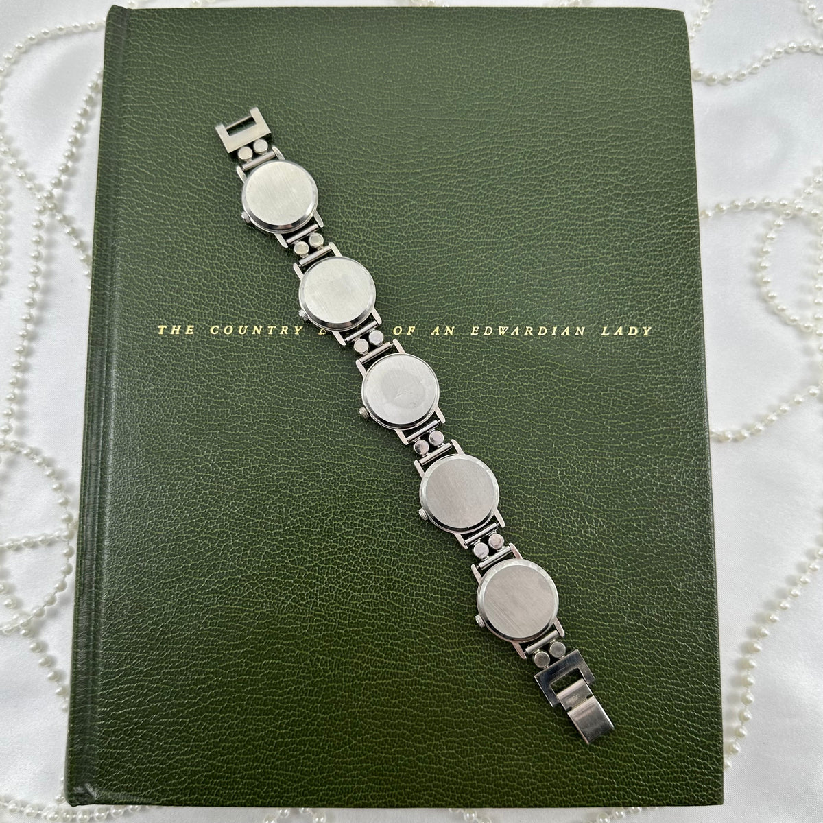 1987 Penny Vintage Silver Coin Link Watch