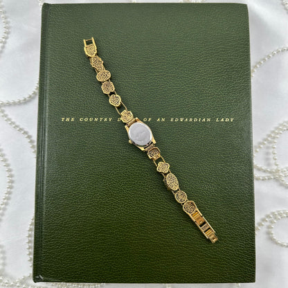 Rare Vintage Gold Avon Slider Charm Watch