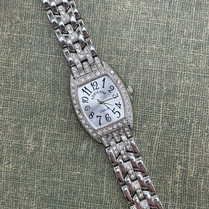 Silver Diamanté Adrienne Watch