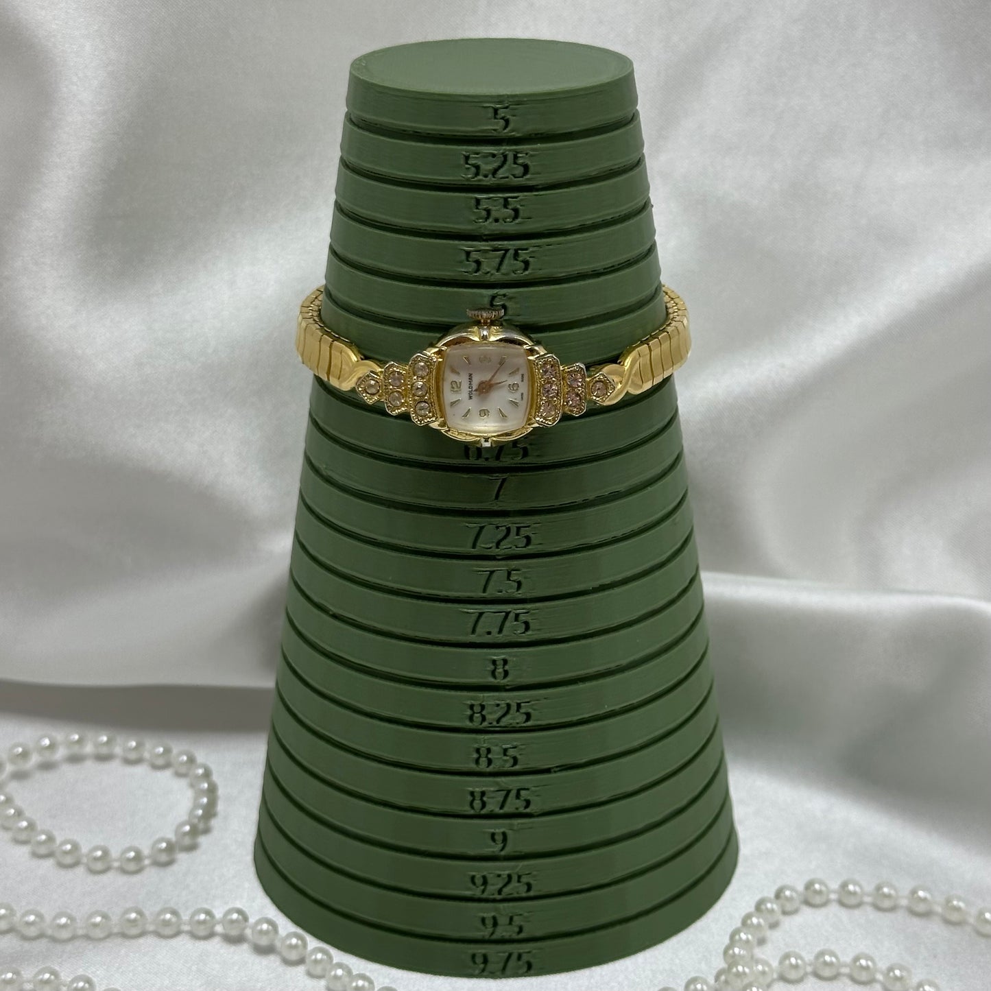 Dainty Gold Art Deco Wind-Up Cocktail Watch