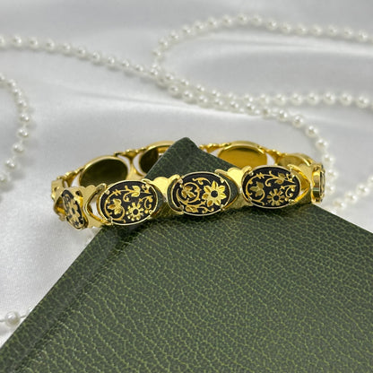 Vintage Damascene Bracelet