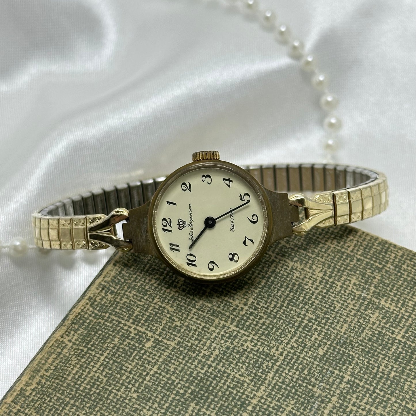 Vintage Gold Jules Jergensen Wind-Up Watch
