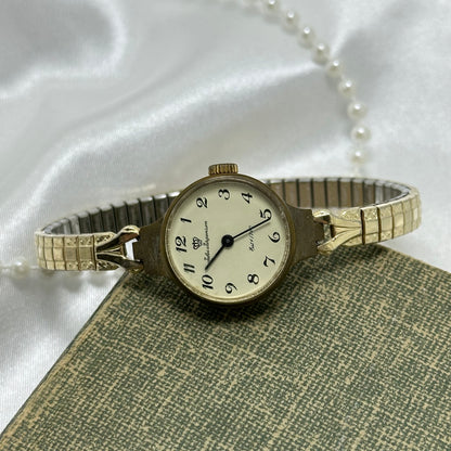 Vintage Gold Jules Jergensen Wind-Up Watch
