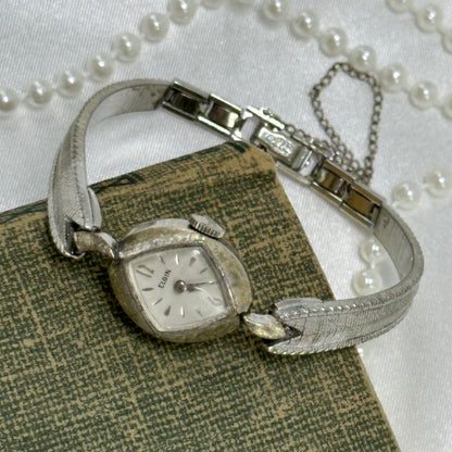 Dainty Vintage 10k RGP Wind-Up Elgin Cocktail Watch