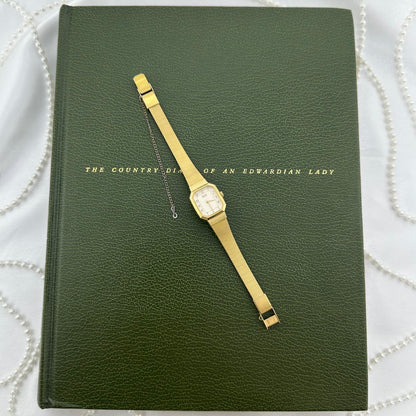 Gold Vintage Octagon Dial Seiko Watch