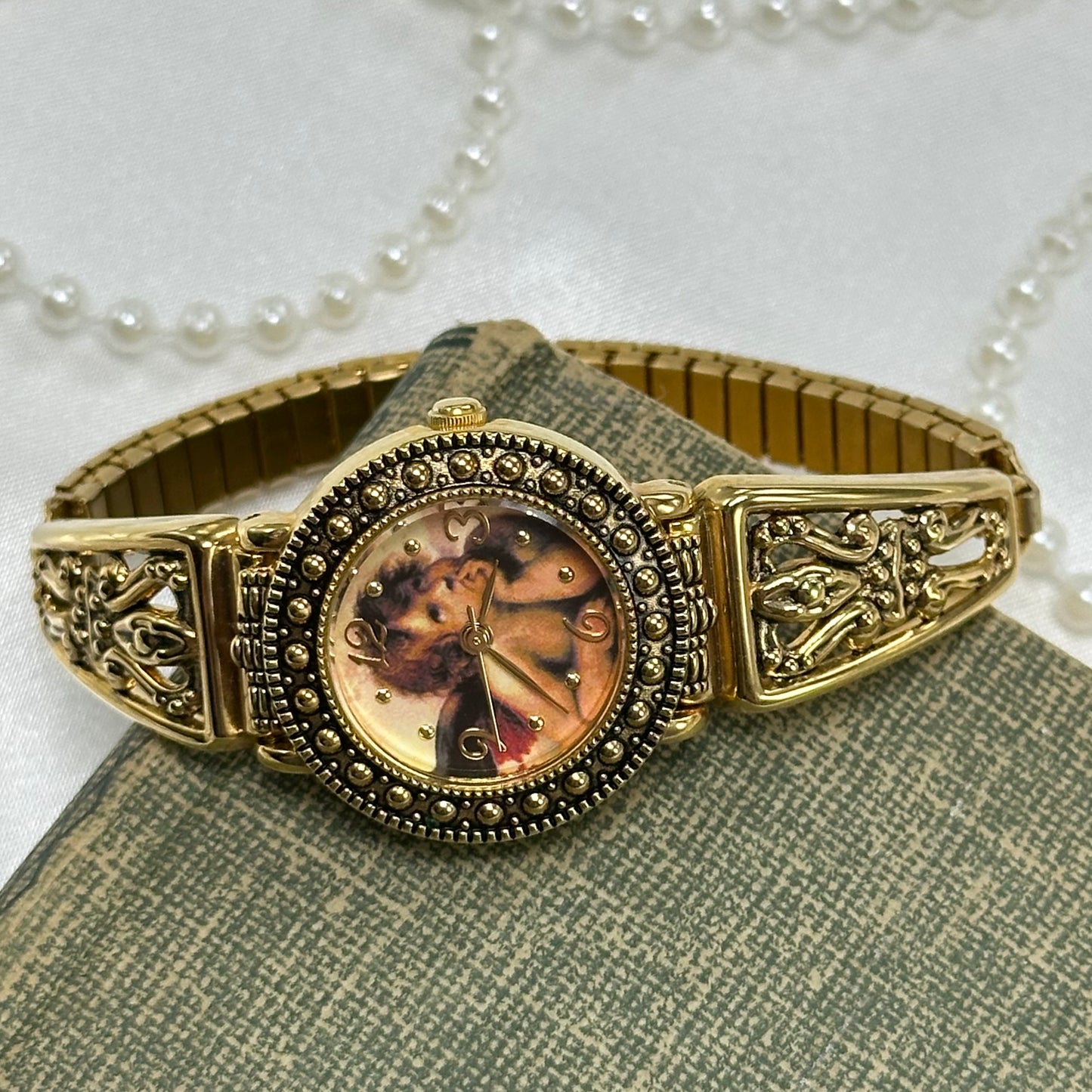 Gold Cherub Watch