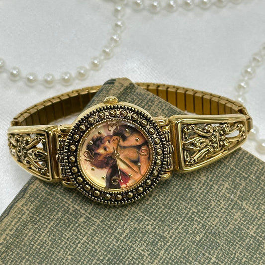 Gold Cherub Watch