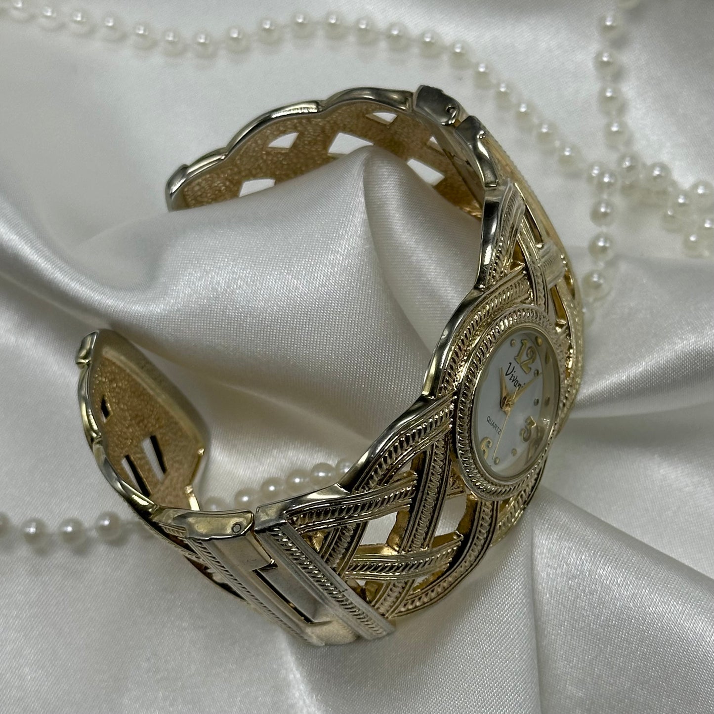 Gold Cuff Watch