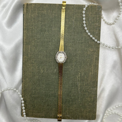 Gold Diamanté Gruen Watch