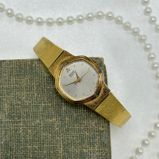 Gold Hexagon Dial Seiko