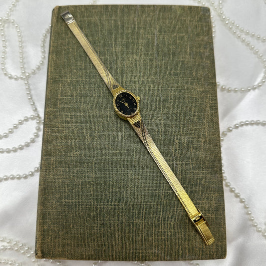 Gold Sarah Coventry Heart Watch