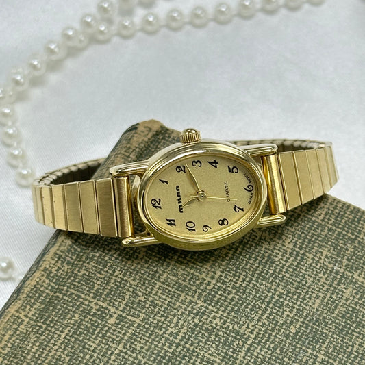 Gold Vintage Milan Watch