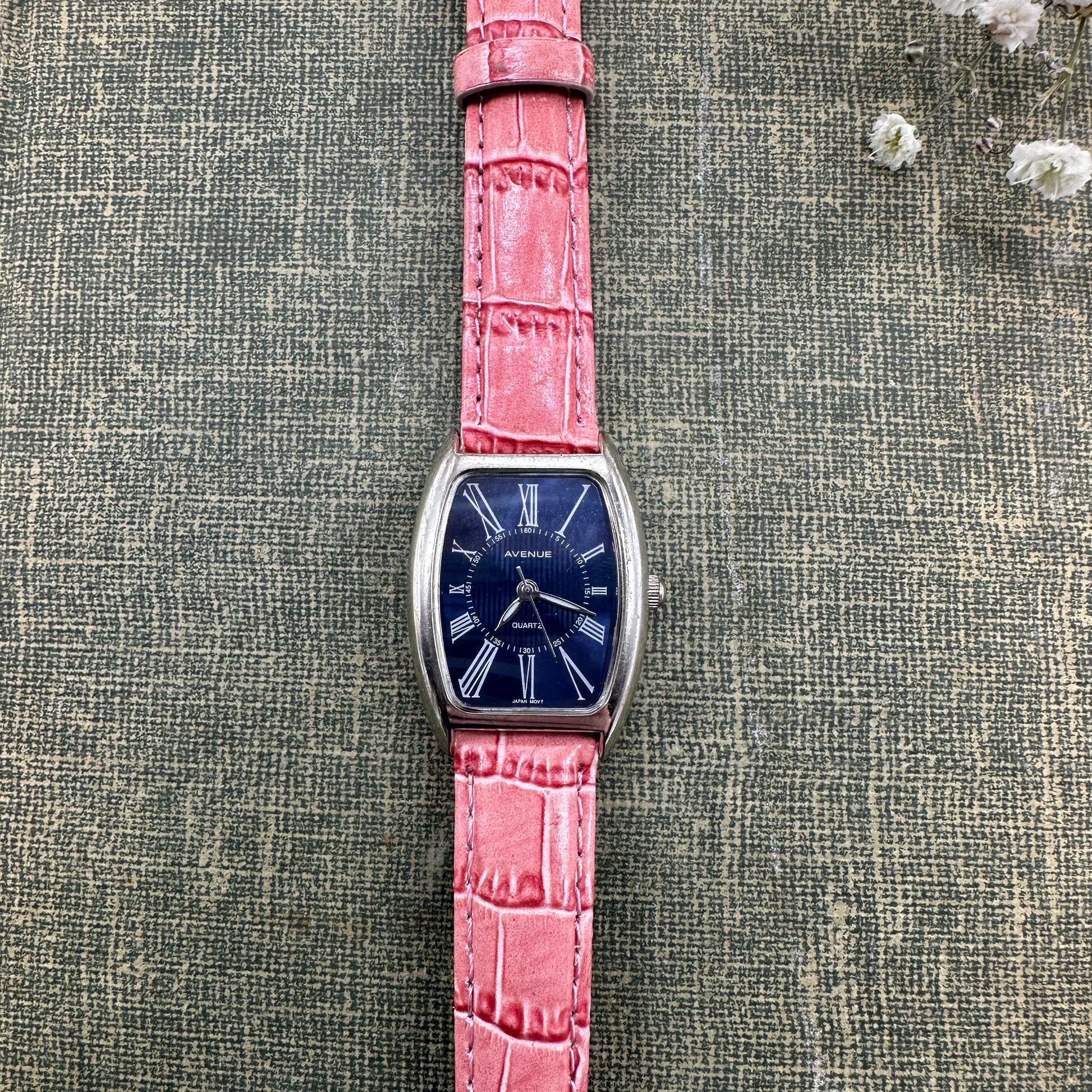 Pink and Navy Avenue Watch