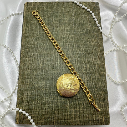 Rare Vintage Perfume Locket Bracelet with Perfume