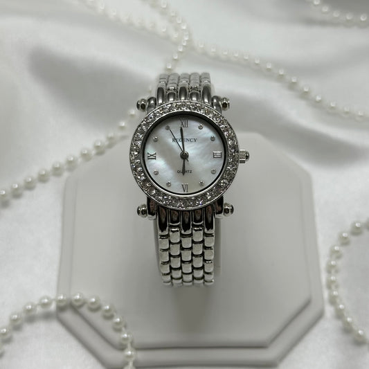 Silver tone Regency watch with quartz movement