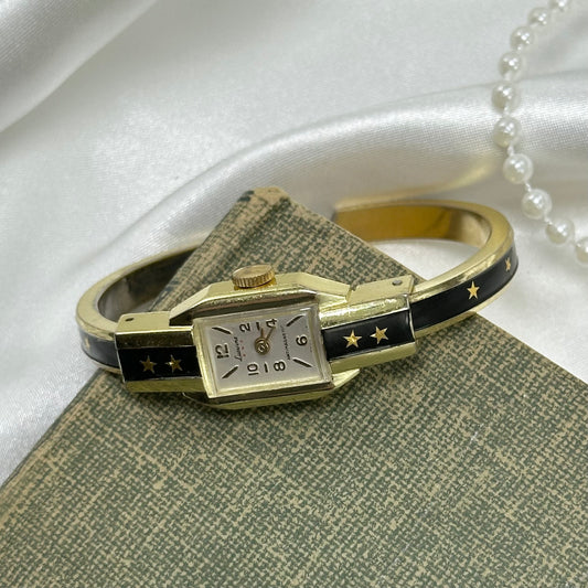 Star Wind Up Cuff Watch