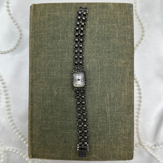 Sterling Silver Marcasite Watch