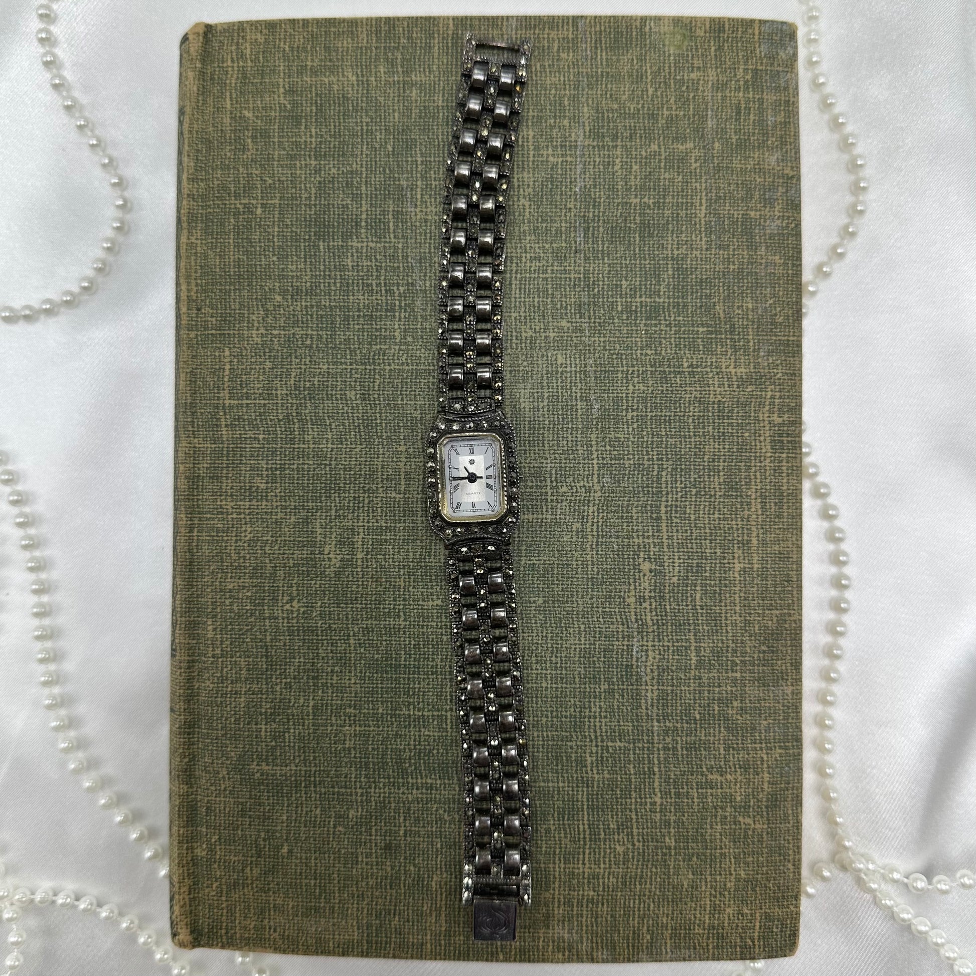 Sterling Silver Marcasite Watch