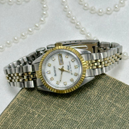 Two-Tone Armitron Tank Watch