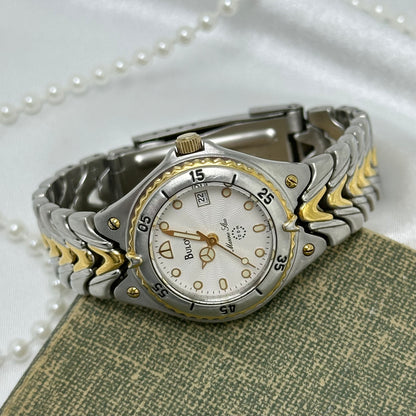 Two-Tone Bulova Marine Star Watch
