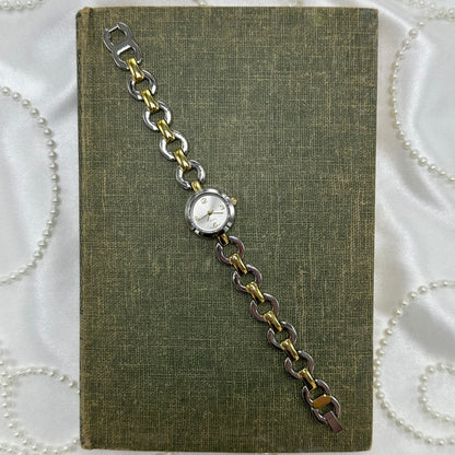 Two-Tone Chain Link Watch