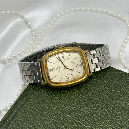 Two-Tone Men's Timex Watch with Unique Band